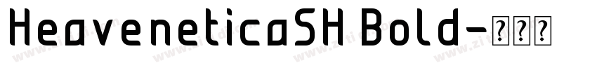 HeaveneticaSH Bold字体转换